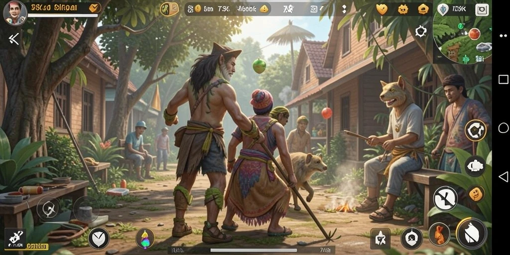Tampilan gameplay 73K yang memukau dan interaktif.