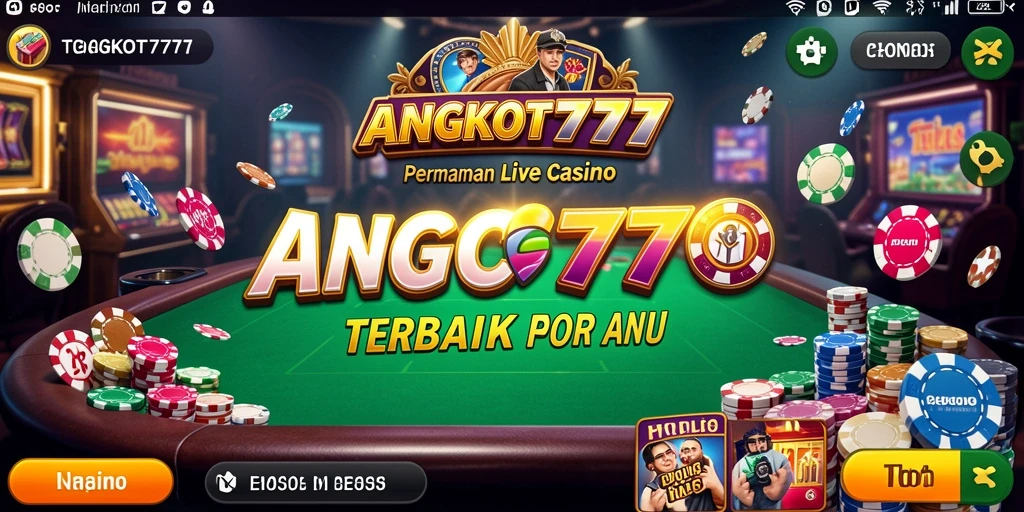 Tampilan menarik dari gameplay Live Casino ANGKOT777.