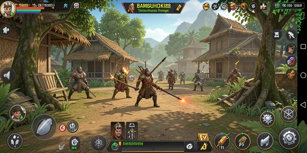 Tangkapan layar dari gameplay menarik BAMBUHOKI88 yang penuh strategi.
