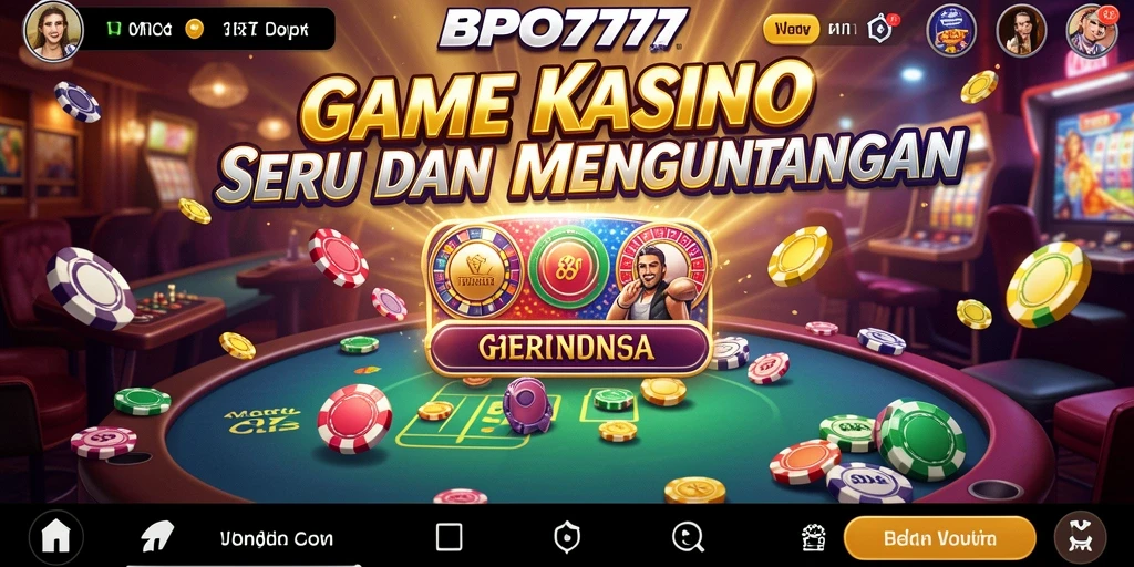 Tampilan menakjubkan dari gameplay BPO777 yang penuh aksi.