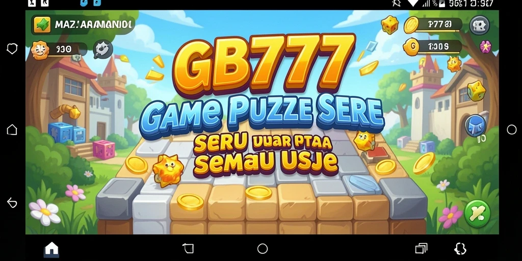 Tampilan menarik dari gameplay seru game Puzzle GB777.