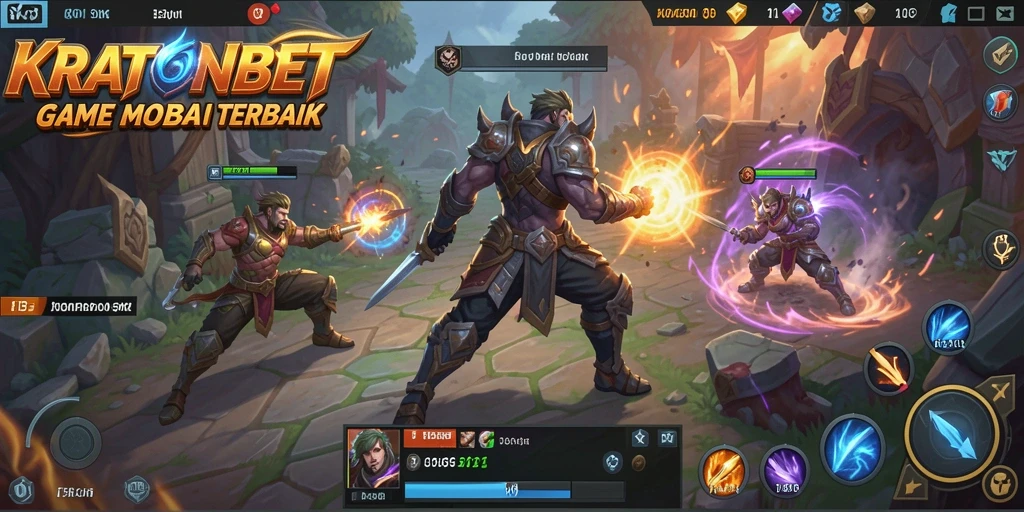 Tangkapan layar gameplay KRATONBET yang menampilkan aksi seru di arena
