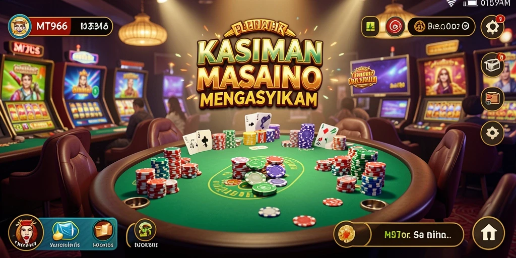 Tampilan menarik dari gameplay Kasino MT966 yang seru.