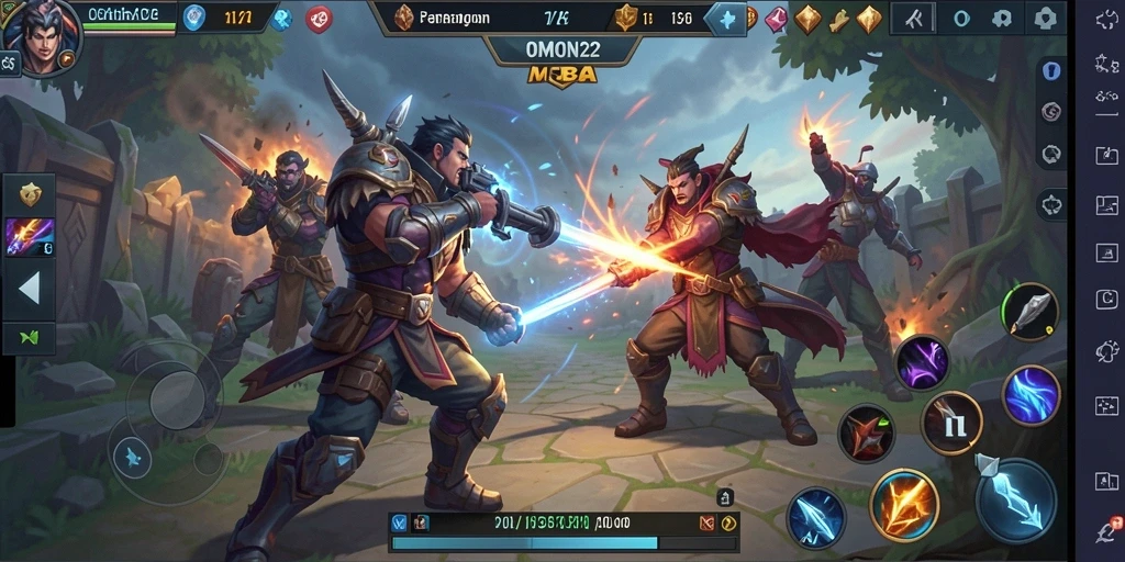 Tampilan gameplay OMON22 yang memukau dan penuh aksi.